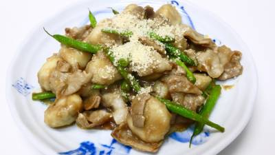 里芋と豚バラのオイスター煮