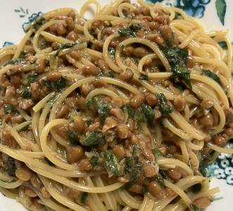 納豆スパゲティ