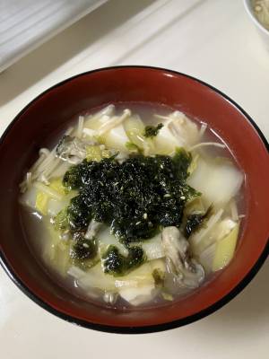 スンドゥブ風 白いスープ