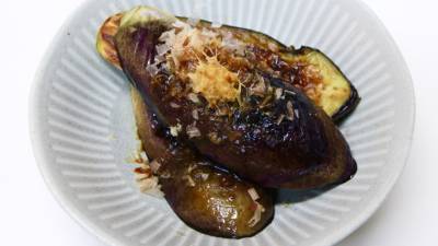 なすのフライパン焼き