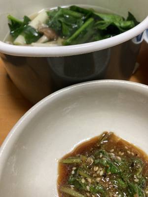 和風パクチーだれ