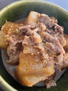 大根と牛肉の韓国風煮物