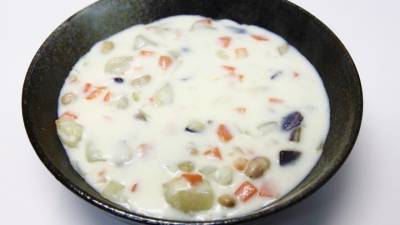 秋野菜のミルクシチュー