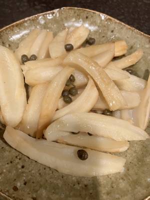 れんこんの山椒炒め
