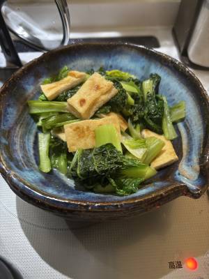 小松菜と油揚げのサッと煮びたし