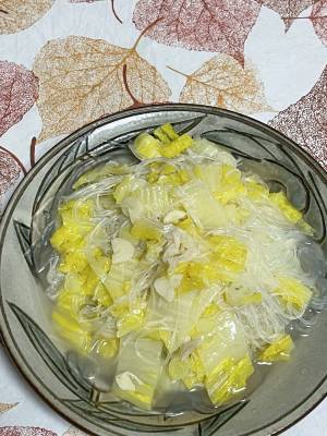 白菜と春雨の煮込み