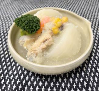 鶏手羽とかぶのみぞれスープ煮