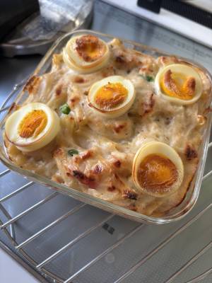 魚介マカロニグラタン