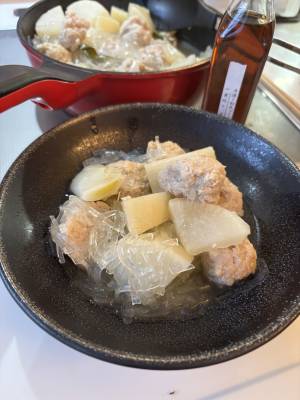 しょうが肉だんごのスープ