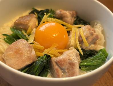 豆乳親子にゅうめん