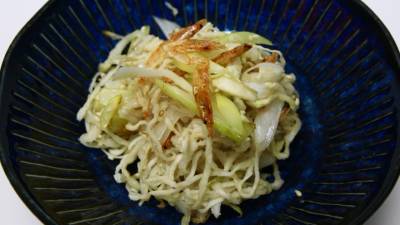 切り干し大根と桜えびの塩炒め