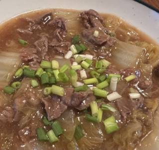 牛肉と白菜のうま辛煮