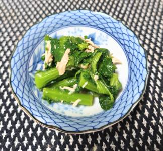 菜の花のおひたしオイスター風味