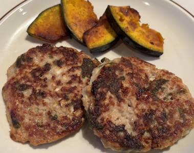 大きなみそ豚つくね