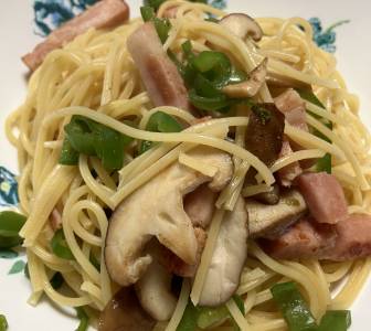 きのこの和風パスタ