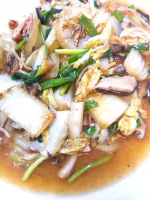 白菜のしょうがあんかけ