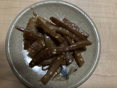 大根の皮の炒めナムル