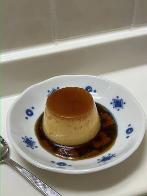 昔ながらの堅めプリン