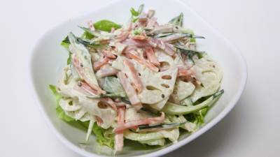 れんこんとにんじんのサラダ