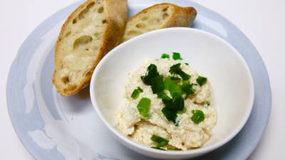 豆腐と明太子のディップ