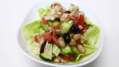 豆の簡単サラダ