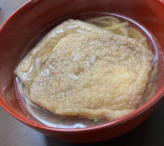 冷やし甘ぎつねうどん