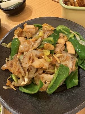 れんこんと鶏肉のピリ辛炒め