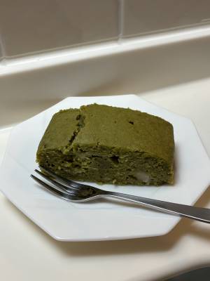 抹茶の白あんケーキ