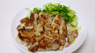 塩鶏のパリパリロースト