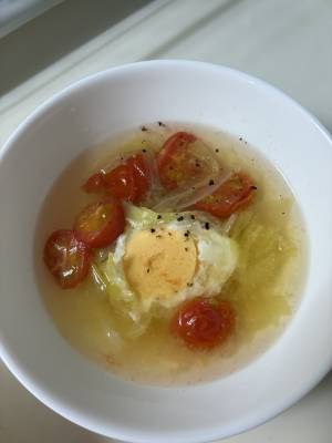 春キャベツの巣ごもりスープ