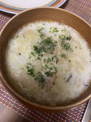 じゃがいものミルクスープ