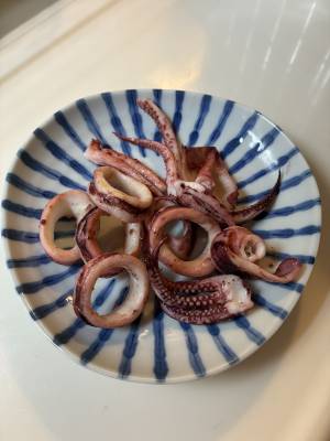 やりいかの塩焼き