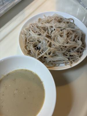 豆乳ごまそば