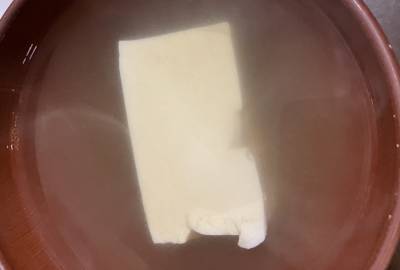 豆腐と青じその吸い物