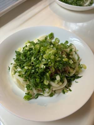 にらとねぎのあえ麺
