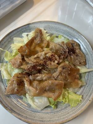 豚のしょうが焼き