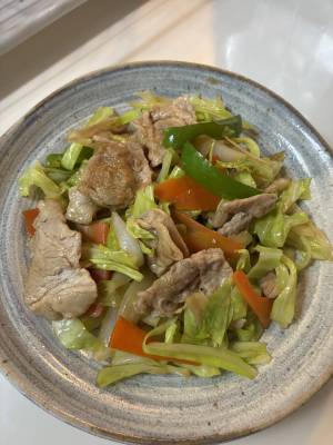 シャキッと!肉野菜炒め