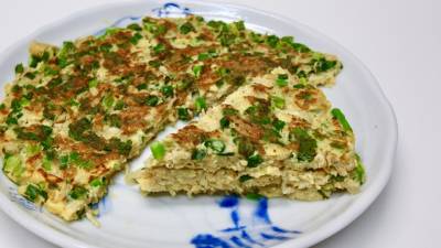 切り干し大根のオムレツ