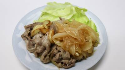 豚肉のにんにくペッパーソテー