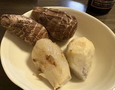 里芋のオーブン焼き