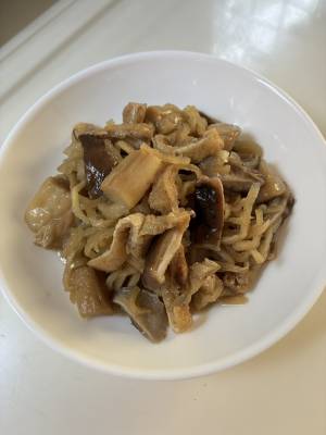 切り干し大根と麩の煮物