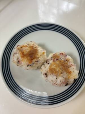 チーズの焼きおにぎり