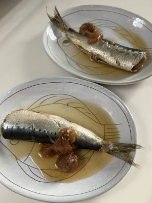いわしの梅種煮