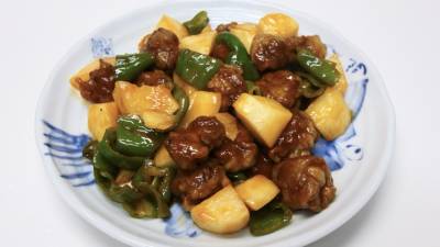 クイック長芋酢豚