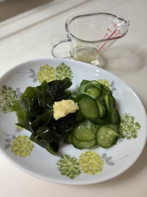 わかめときゅうりの酢の物