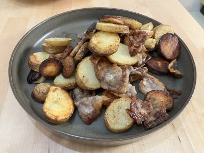 豚バラとじゃがいものカリカリ焼き