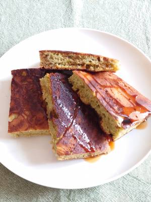 抹茶入りホットケーキ