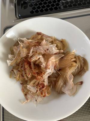 こんにゃくの炒め物