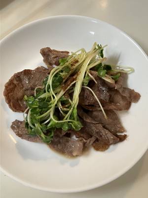 貝割れ菜のポン酢びたし