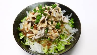 豚しゃぶのスピードあえ麺